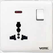 VGTEC 3 Pin MF Socket With Switch (Cute Series) image