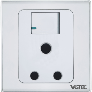Vgtec 3 Pin round socket with switch (Exclusive series) image