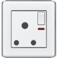 VGTEC 3 Pin Round Socket With Switch (Nice Series) image