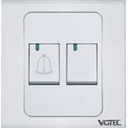 VGTEC Door bell with 1 gang switch (Exclusive series) image