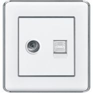 VGTEC TV and Internet combined socket (Nice series) image
