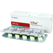 Vifas 120 Mg Tablet 10'S Strip image