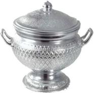 Vintage Aluminum Food Dish 6.5 Inch