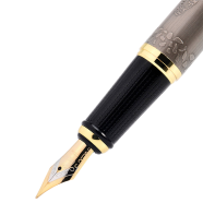 Vintage Fountain Pen Confucius Metal Signature Pen - 1pcs image