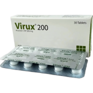 Virux 200 mg Tablet 10's Strip image