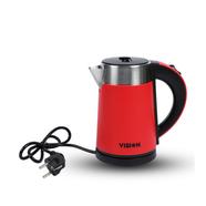 Vision Electric Kettle 1 Liter VIS-EK-013 - Red image