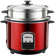 Vision 2.8 Liter Rice Cooker Rel Prime Red (Double Pot) - 751330 image