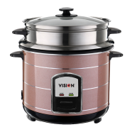 Vision 3.0 Liter Rice Cooker Rel 50 05 SS Coffee (Double Pot) - 873567 image