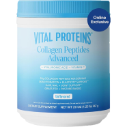Vital Proteins Collagen Peptides Powder with Hyaluronic Acid and Vitamin C, Unflavored 567gm image