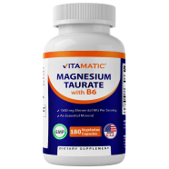Vitamatic Magnesium Glycinate 500mg Per Tablet - 180 Vegetarian Tablets -523303186 image