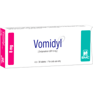 Vomidyl 8 mg Tablet 10's strip image