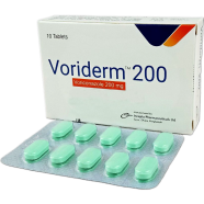 Voriderm 200 mg Tablet 10's strip image