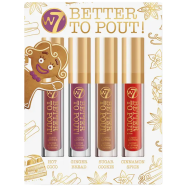 W7 Better To Pout Liquid Lipstick Set - 4Pcs image