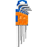 WADFOW WHK1291 Hex Key 9 Pcs image