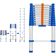 WADFOW WLD5H12 Telescopic Ladder image
