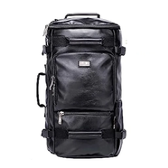 Witzman Hiking PU Travel Backpack (Black) - 906 icon