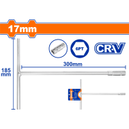 Wadfow T-Handle Socket Wrench 17mm image