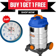 Wadfow Vacuum Cleaner (Buy One Get One Wall Clock FREE) image