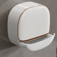 Wall-Mounted Household Soap Holder Drain With Cover Bathroom Soap Storage Rack icon