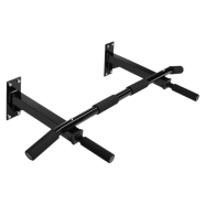 Wall Mounted Pull Up Chin Up Bar Black image
