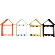 Wall-mounted Key Holder With 5 Hooks To Organize Keys And Small Items Near The Entryway | Pvc Any Colur image