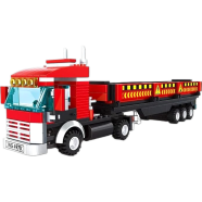 Wange Heavy Duty Truck Modal Building Block Set Educational And Entertainment Toy Wange 4970 Model 323Pcs image