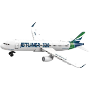 JETLINER 320 AIRLINER Building Block Set Educational Lego Toy Wange Model-4008 image