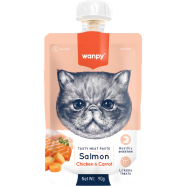 Wanpy Creamy Tasty Meat Paste Salmon Chicken and Carrot 90 gm image
