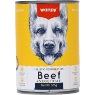 Wanpy Holistic Formulation Dog Can Food Beef and Vegetable 375 gm image