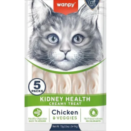 Wanpy Kidney Care Creamy Cat Treats with Chicken and Veggies (5*14g) image