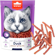 Wanpy Soft Duck Jerky Strips for Cats 80g image