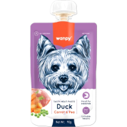 Wanpy Tasty Meat Paste Duck with Carrot and Pea for Dogs 90gm image