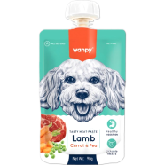 Wanpy Tasty Meat Paste Lamb with Carrot and Pea for Dogs 90gm image