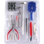 Watch Repairing Tool Set Watch Opener Remover Spring Bar Repair Pry Screwdriver Clock Tools Kits 16 Pcs image