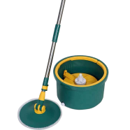 Water Separate Spin Mop with 360° Rotating Round Mop Microfiber Spin Mop and Bucket Set image