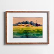জলরঙে দৃশ্য - (20X16)inches icon