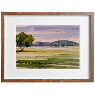 Watercolor Landscape - (17x14)inches