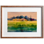 Watercolor Landscape - (20X16)inches