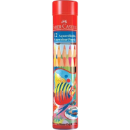 Watercolour Pencils Set Round Tin Box 12 image