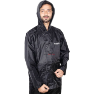 Waterproof Motorcycle Raincoat Jacket for Riders and Outdoor Activities Windproof and Reflective Design (Only Jacket) Free Size image