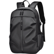 Waterproof Multi Functional Laptop Backpack Black image