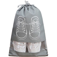 Waterproof Non-Woven Travel Shoe Bag And Organizer – 1 Pcs image