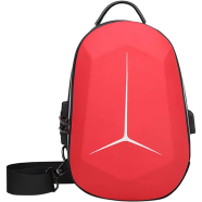 Waterproof Single Shoulder Multi-Function Chest Bag Anti-Theft Riding Fashion Outdoor With Usb Port image