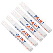 Waterproof Tire Marking Pen White 5Pcs image