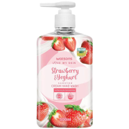 Watsons Strawberry And Yoghurt Cream Hand Wash Pump 500 ML image
