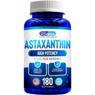 We Like Vitamins Astaxanthin 10mg (180 softgels, 6 months supply, USA made) -525527032 image
