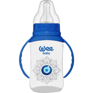 Wee Baby Classic PP Feeding Bottle with Grip- 270 ml (Evil Eye)