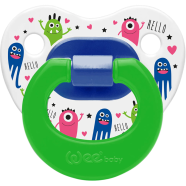 Wee Baby Patterned Orthodontical Soother (18Plus Months) image