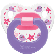 Wee Baby Transparent Patterned Orthodontical Soother (0-6 Months) image