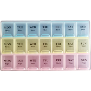 Weekly Pill Box (3 Compartments) 7 Days Storage icon